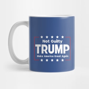 Donald Trump Mug Shot Not Guilty Mug